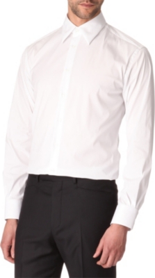 HUNTER GATHER Poplin classic-fit shirt