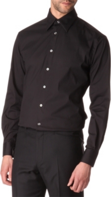 HUNTER GATHER Poplin classic-fit shirt