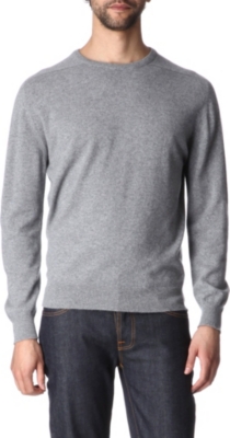HUNTER GATHER Cashmere saddle-shoulder jumper