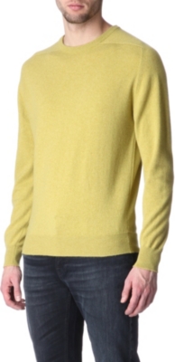 HUNTER GATHER Cashmere saddle-shoulder jumper