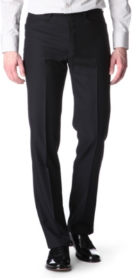 HUNTER GATHER Frogmouth slim-fit suit trousers