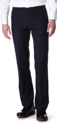 HUNTER GATHER Frogmouth slim-fit suit trousers