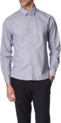 A.P.C. Prince of Wales single cuff shirt