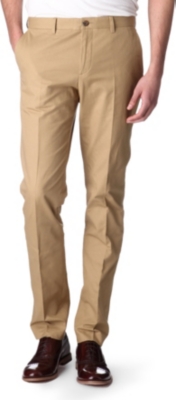 A.P.C. Slim-fit pleated chinos