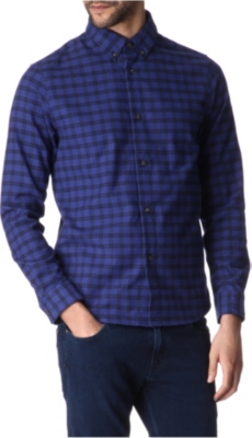 A.P.C. Vintage checked single-cuff shirt