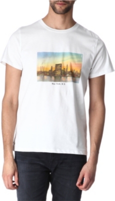 A.P.C. New York print t-shirt
