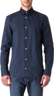 A.P.C. Contrast-collar shirt