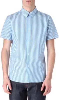 A.P.C. Striped short-sleeved shirt