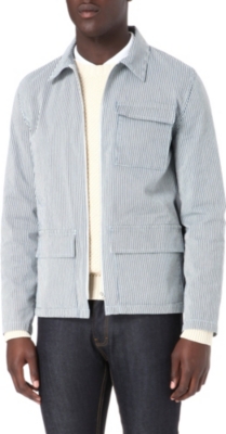 A.P.C. Striped worker jacket
