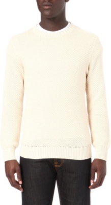 A.P.C. Waffle-knit jumper