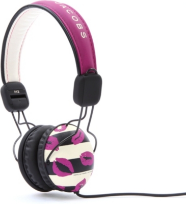 MARC BY MARC JACOBS Stripey Lips headphones