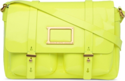 MARC BY MARC JACOBS Werdie patent satchel bag