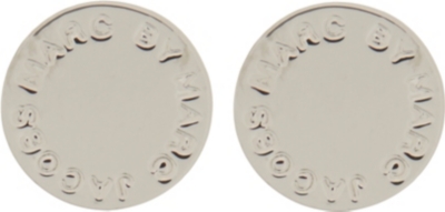 MARC BY MARC JACOBS Logo disc stud earrings