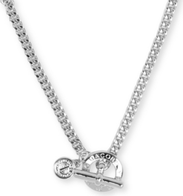 MARC BY MARC JACOBS Toggle silver-plated necklace