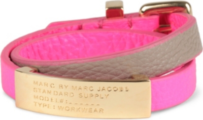 MARC BY MARC JACOBS Standard Supply ID double wrap bracelet