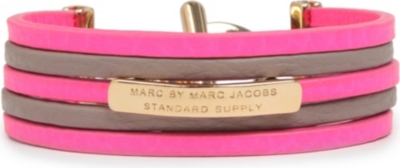 MARC BY MARC JACOBS Multi-leather toggle bracelet