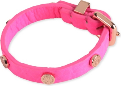 MARC BY MARC JACOBS Turnlock charm leather bracelet