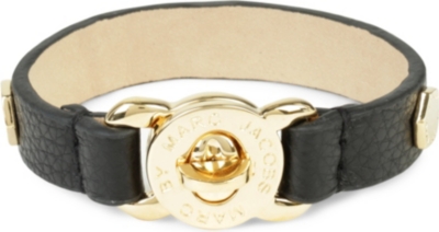 MARC BY MARC JACOBS Turnlock leather bracelet