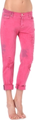 HUDSON JEANS Leigh boyfriend mid-rise jeans