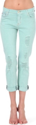 HUDSON JEANS Leigh boyfriend long-rise jeans
