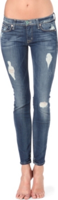 HUDSON JEANS Krista skinny low-rise jeans