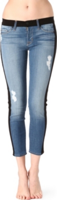 HUDSON JEANS Leeloo cropped skinny mid-rise jeans