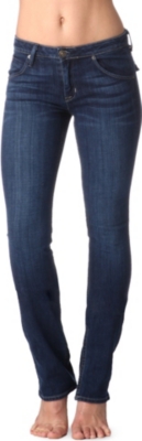HUDSON JEANS Carly straight mid-rise jeans
