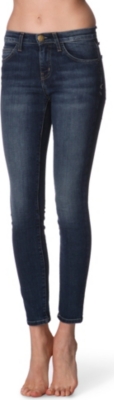CURRENT/ELLIOTT Skinny high-rise jeans