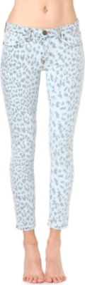 CURRENT/ELLIOTT The Stiletto skinny mid-rise printed jeans