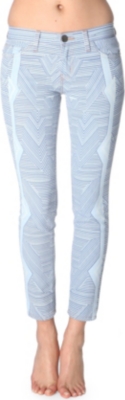 CURRENT/ELLIOTT Mary Katrantzou The Stiletto skinny jeans