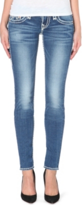 TRUE RELIGION Stella Super-T super-skinny low-rise jeans