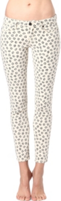 PAIGE DENIM Skyline Ankle Peg cropped skinny mid-rise jeans
