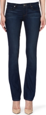 PAIGE DENIM Skyline straight-leg mid-rise jeans