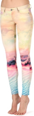 PAIGE DENIM Verdugo skinny mid-rise printed jeans