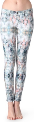 PAIGE DENIM Verdugo skinny mid-rise printed jeans