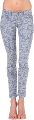 PAIGE DENIM Verdugo skinny jacquard mid-rise jeans