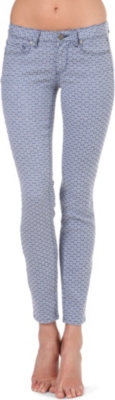 PAIGE DENIM Verdugo skinny jacquard mid-rise jeans