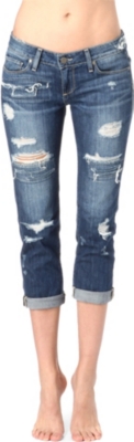 PAIGE DENIM James cropped distressed jeans