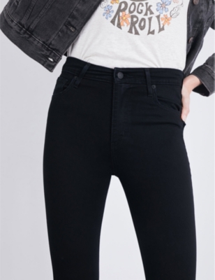 mile high super skinny jeans black galaxy