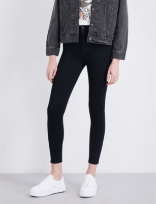 levi's mile high super skinny jeans black