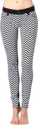 TRIPP NYC Zig zag-print skinny mid-rise jeans