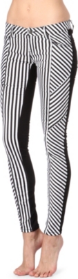TRIPP NYC Striped-print skinny mid-rise jeans