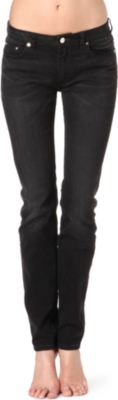 BLK DNM Skinny straight low-rise jeans