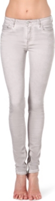 BLK DNM Skinny mid-rise ankle-zip jeans
