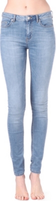BLK DNM Skinny straight low-rise jeans