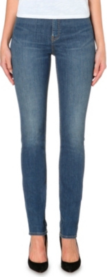 BLK DNM Straight-leg high-rise jeans