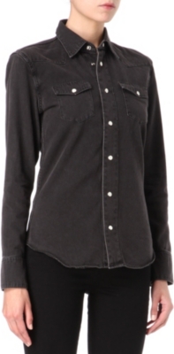 BLK DNM Western denim shirt