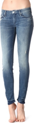 MOTHER Graffiti Girl skinny low-rise jeans