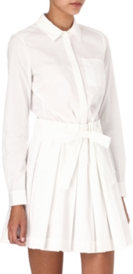 DIANE VON FURSTENBERG Montana cotton-blend shirt dress