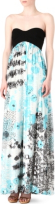DIANE VON FURSTENBERG Asti metallic maxi dress